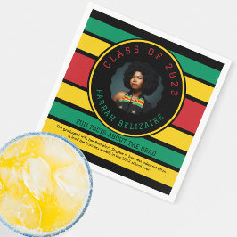 Guardanapo De Papel Fatos do Diversão Pan-Africano de Graduação de Fot