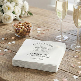 Guardanapo De Papel Favor de Cocktail para Fim de Semana de Despedida 