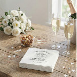 Guardanapo De Papel Favor de Cocktail para Fim de Semana de Despedida<br><div class="desc">Este design de guardanapo é feito para fins de semana de despedida de solteira que se sentem organizados, elegantes e divertidos. A palavra Clube da Noiva e a ilustração de coquetel definem o tom para uma experiência de grupo coesa, desde as bolsas de boas-vindas até as bebidas à beira da...</div>