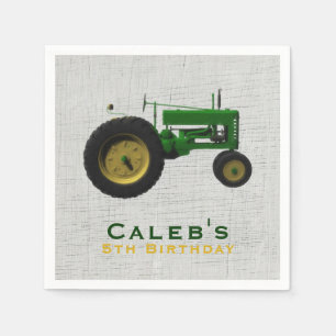 Guardanapo De Papel Favor personalizado de festa de aniversário do tra