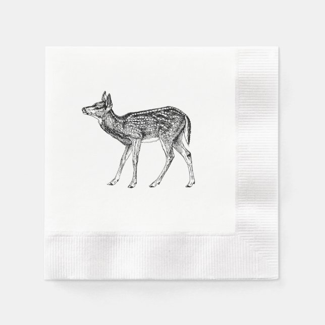 Guardanapo De Papel Fawn (Frente)