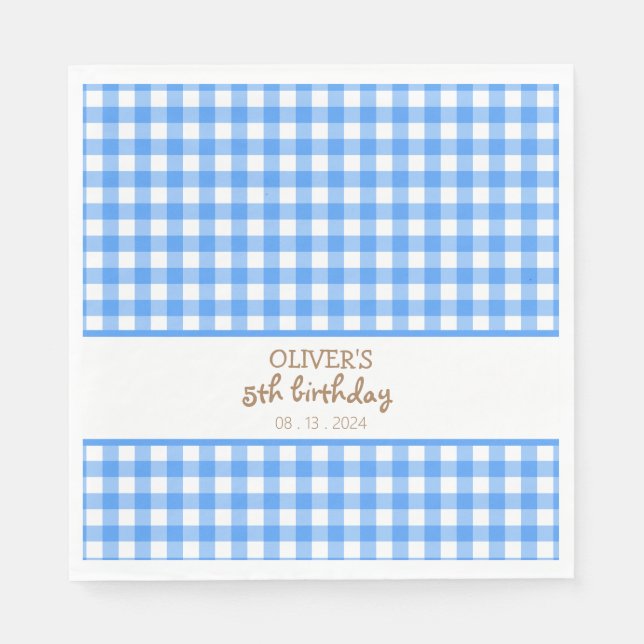 Guardanapo De Papel Faye e Lauren Blue Celebration (Frente)