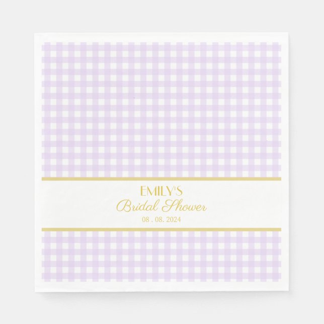 Guardanapo De Papel Faye e Lauren Light Purple Celebration (Frente)