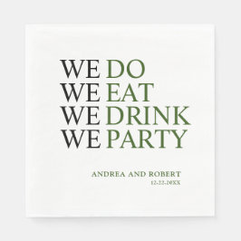 Guardanapo De Papel Fazemos Casamento