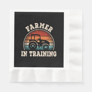 Guardanapo De Papel Fazendeiro em Treinamento Trator Engraçado Agricul