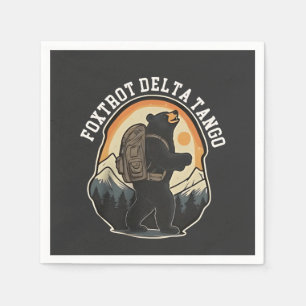 Guardanapo De Papel FDT Resist Bear Foxtrot Delta Tango