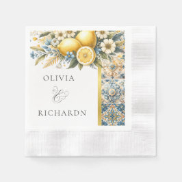 Guardanapo De Papel Febre de Azulejo do Mediterrâneo: italiano Positan