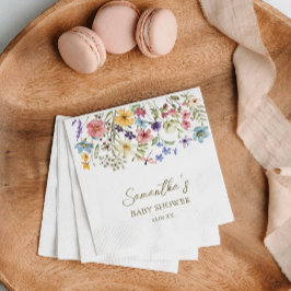 Guardanapo De Papel Feijão De Flor Selvagem Em Chá de fraldas De Sangu