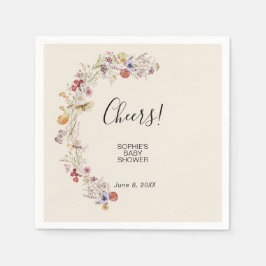 Guardanapo De Papel Feijão De Flor Selvagem Em Chá de fraldas De Sangu