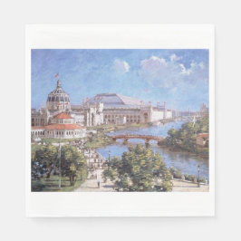 Guardanapo De Papel Feira Mundial de Chicago (Exposição Columbiana)