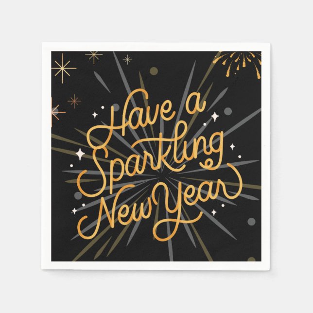 Guardanapo De Papel Felicitemos o Ano Novo! (Frente)