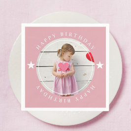 Guardanapo De Papel Feliz Aniversário Com Foto