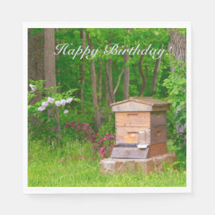 Guardanapo De Papel Feliz Aniversário da Colmeia