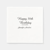 Feliz aniversário de 30 anos para adicionar nome d