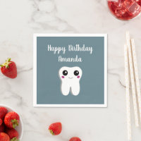 Feliz Aniversário de Dente Dental Cortês