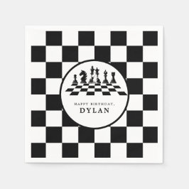 Guardanapo De Papel Feliz Aniversário do Jogo de Conselhos e Pedaços d