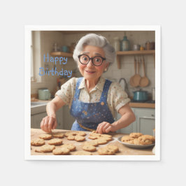 Guardanapo De Papel Feliz Aniversário Gramma