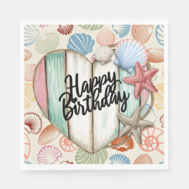 Guardanapo De Papel Feliz Aniversário Náutico