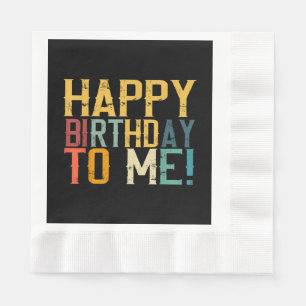 Guardanapo De Papel Feliz aniversário para mim Festa de aniversário