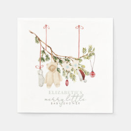 Guardanapo De Papel Feliz Boho Pequena Roupa Para Bebê Chá de fraldas