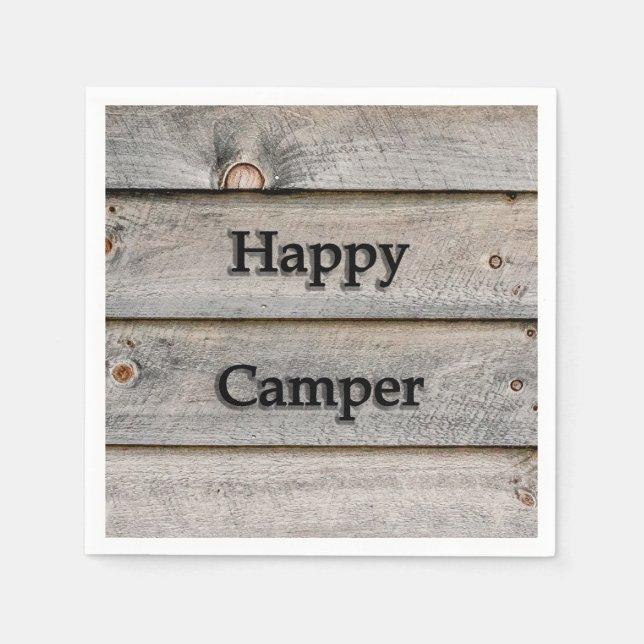 Guardanapo De Papel Feliz Camper (Frente)
