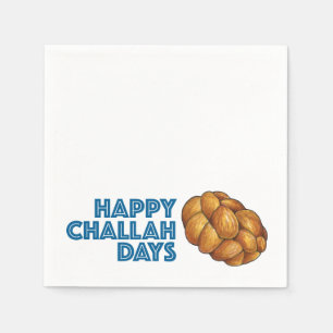 Guardanapo De Papel Feliz Challah Dias Hanukkah Chanukah Pão Judeu