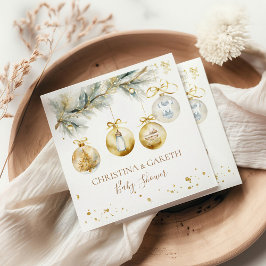 Guardanapo De Papel Feliz de Natal Boho Pequeno Chá de fraldas