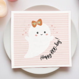 Guardanapo De Papel Feliz Dia BOO Aniversário Fantasma