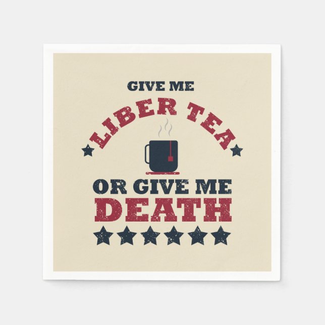 Guardanapo De Papel Feliz Dia da Independência engraçado 4 de julho (Frente)