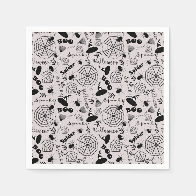 Guardanapo De Papel Feliz Dia das Bruxas (Frente)