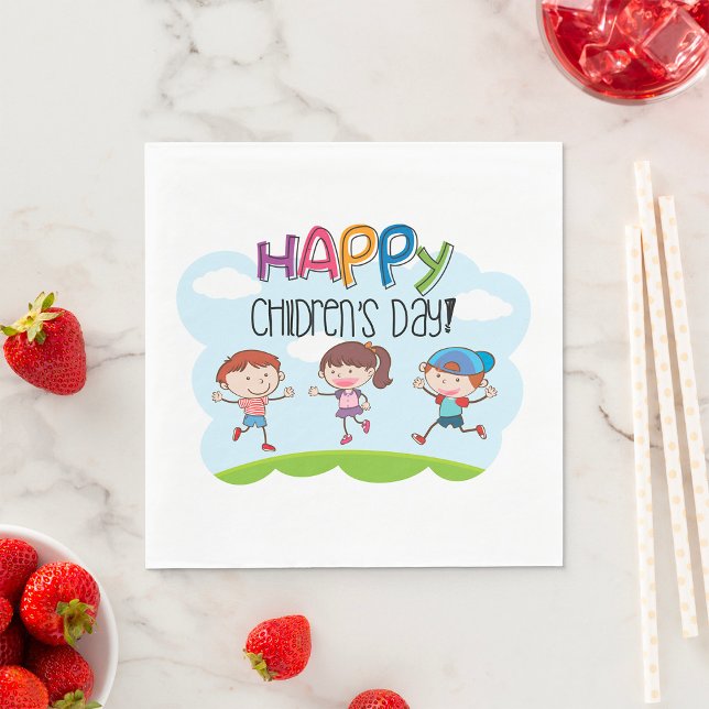 Guardanapo De Papel Feliz Dia das Crianças (Criador carregado)