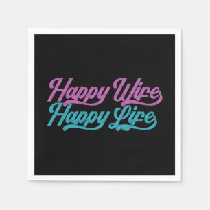 Guardanapo De Papel Feliz Dia de as mães de vida feliz da esposa Pap
