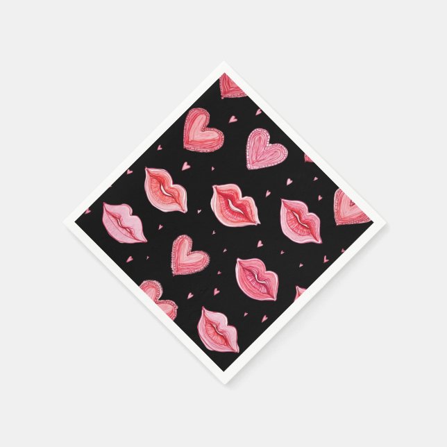 Guardanapo De Papel Feliz dia de os namorados de fraldos (Canto)