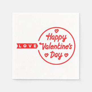 Guardanapo De Papel Feliz dia de os namorados Love 3 Ply Napkins