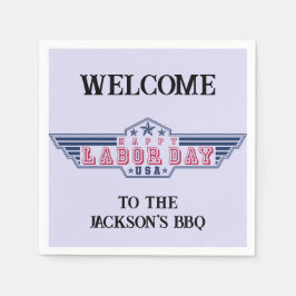 Guardanapo De Papel Feliz Dia do Trabalho Personalizado