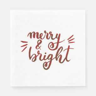 Guardanapo De Papel Feliz e brilhante - vermelho