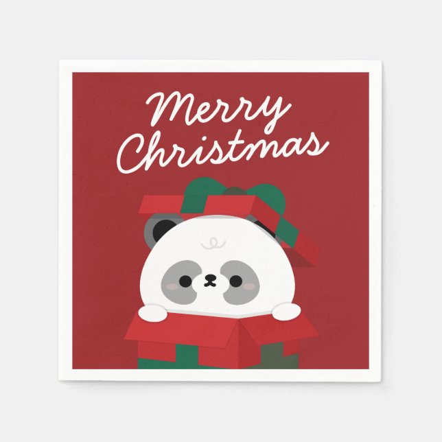 Guardanapo De Papel Feliz e Simples Feliz Natal (Frente)