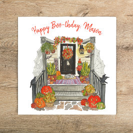 Guardanapo De Papel Feliz Festa Boo-thday