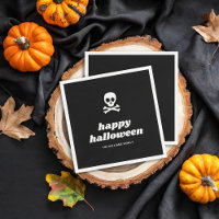 Feliz Festa de Halloween pelo Crânio e Crossbones