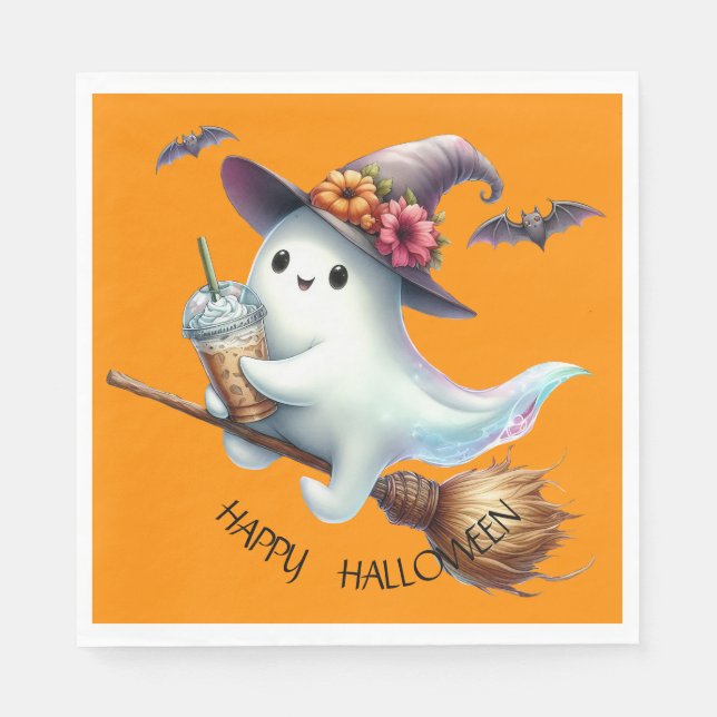 Guardanapo De Papel Feliz Halloween (Frente)