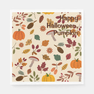 Guardanapo De Papel Feliz Halloween, Abóbora
