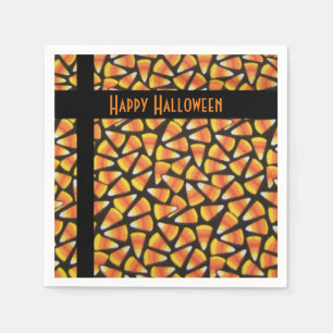 Guardanapo De Papel Feliz Halloween Candy Corn Napkins