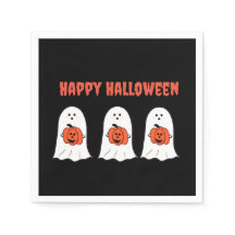 Feliz Halloween Fantasmas com Jack-o-Lanterns
