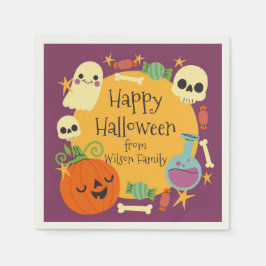 Guardanapo De Papel Feliz Halloween Spooky