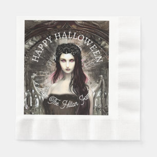 Guardanapo De Papel Feliz Halloween Steampunk Gothic Fallen Angel