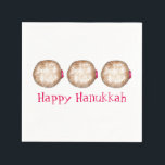Guardanapo De Papel Feliz Hanukkah Chanukah Jelly Rosquinha Sufganiyah<br><div class="desc">Apresenta uma ilustração original de uma rosquinha de gelatina tocada com açúcar em pó. Perfeito para Hanukkah! Esta ilustração Chanukah também está disponível em outros produtos. Não vê o que está procurando? Precisa de ajuda para a personalização? Entre em contato com Rebecca para ter algo projetado só para você.</div>