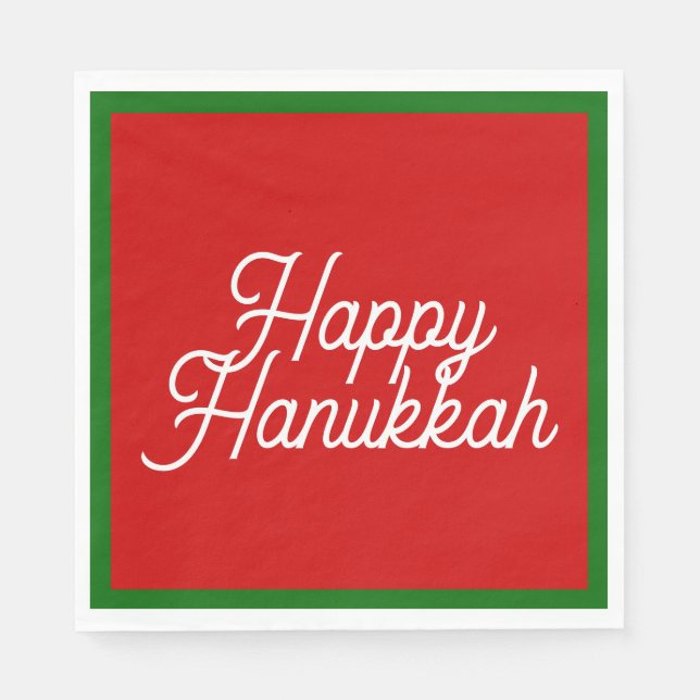 Guardanapo De Papel Feliz Hanukkah Napkins (Frente)