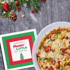 Guardanapo De Papel Feliz Little Birthday Napkins