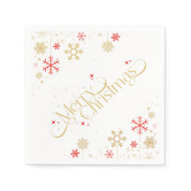 Feliz Livro de Natal Napkin