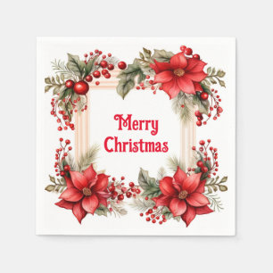 Guardanapo De Papel Feliz Livro de Natal Napkins
